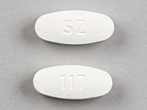 Image 1 - Imprint SZ 117 - carvedilol 25 mg