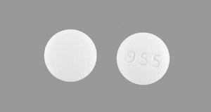 Image 1 - Imprint 955 - famotidine 20 mg (discontinued)