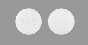 Image 1 - Imprint 956 - famotidine 40 mg (discontinued)