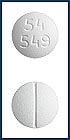 Image 1 - Imprint 54 549 - Dolophine 10 mg