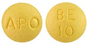 Pill Finder: APO BE 10 Yellow Round - Medicine.com