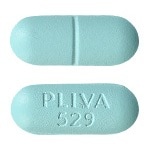 Imprint PLIVA 529 - Choline Magnesium Trisalicylate 750 mg