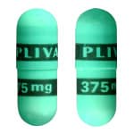 Image 1 - Imprint PLIVA 375mg - metronidazole 375 mg