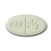 Image 1 - Imprint WAR 2 1/2 - warfarin 2.5 mg
