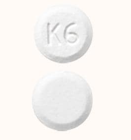 Image 1 - Imprint K6 - clonazepam 0.25 mg