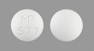 Pill Finder: MP 577 White Round - Medicine.com