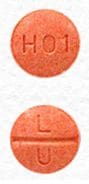 Imprint L U H01 - trandolapril 1 mg