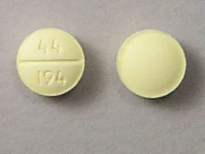 Pill Finder: 44 194 Yellow Round - Medicine.com