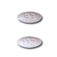 Pill Finder White Elliptical Oval Medicine