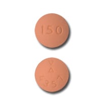 Pill Finder: 150 Logo 4357 Beige Round - Medicine.com