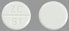 Image 1 - Imprint ZC 81 - lamotrigine 150 mg