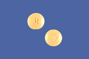 Image 1 - Imprint R > - risperidone 0.25 mg