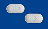 Image 1 - Imprint LI 5 > - lamotrigine 5 mg