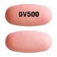 Image 1 - Imprint DV500 - divalproex sodium 500 mg