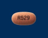 Image 1 - Imprint R529 - divalproex sodium 125 mg