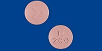 Imprint TI 200 > - topiramate 200 mg