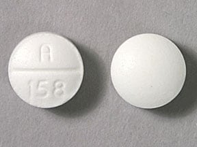 Imprint A 158 - meperidine 50 mg