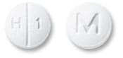 Image 1 - Imprint M H 1 - hydrochlorothiazide 25 mg