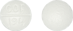 Imprint cor 194 - benzphetamine 50 mg