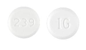 Pill Finder: IG 239 White Round - Medicine.com