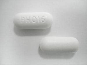 Image 1 - Imprint PH016 - Pharbetol acetaminophen 500 mg