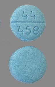 Pill Finder: 44 458 Blue Round - Medicine.com