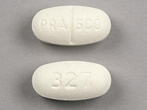 Image 1 - Imprint PRASCO 327 - guaifenesin/phenylephrine 30 mg / 900 mg