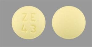 Image 1 - Imprint ZE 43 - dipyridamole 25 mg