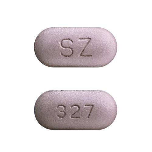 Imprint SZ 327 - mycophenolate mofetil 500 mg