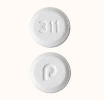 Image 1 - Imprint P 311 - risperidone 0.5 mg