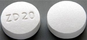 Image 1 - Imprint ZD 20 - risperidone 2 mg