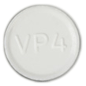 Image 1 - Imprint VP4 - hyoscyamine 0.125 mg