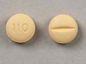 Image 1 - Imprint 110 - moexipril 7.5 mg