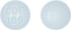 Image 1 - Imprint cor 189 - alprazolam 2 mg