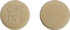 Imprint cor 148 - potassium citrate 5 mEq (540 mg)