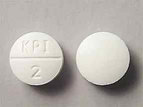 Image 1 - Imprint KPI 2 - acetaminophen/hydrocodone 750 mg / 7.5 mg