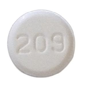 Pill Finder: 209 White Round - Medicine.com