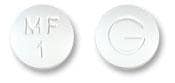 Image 1 - Imprint G MF 1 - metformin 500 mg