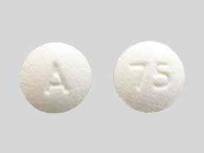 Pill Finder: A 75 White Round - Medicine.com