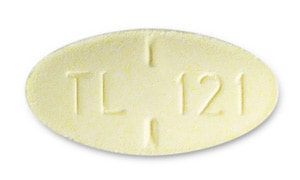 Image 1 - Imprint TL 121 - meclizine 25 mg