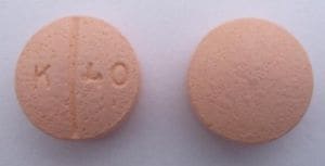 Imprint K 40 - benzphetamine 50 mg