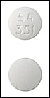 Pill Finder: 54 351 White Round - Medicine.com