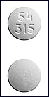 Image 1 - Imprint 54 315 - famciclovir 250 mg