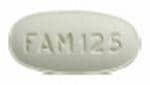 Image 1 - Imprint FAM125 G - famciclovir 125 mg