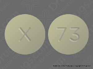 Image 1 - Imprint X 73 - alprazolam 1 mg