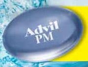Image 1 - Imprint Advil PM - Advil PM diphenhydramine hydrochloride 25 mg / ibuprofen 200 mg