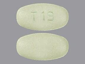 Image 1 - Imprint T 19 - naproxen 375 mg