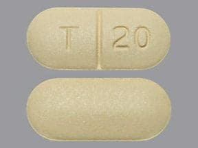 Image 1 - Imprint T 20 - naproxen 500 mg