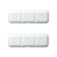 Pill Finder: TV 1003 5 5 5 White Rectangle - Medicine.com