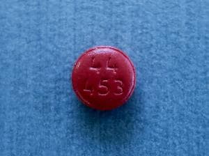 Pill Finder: 44 453 Red Round - Medicine.com